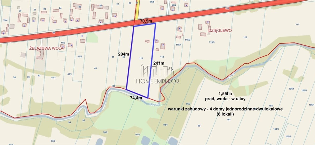 Działka na sprzedaż - Widok 2