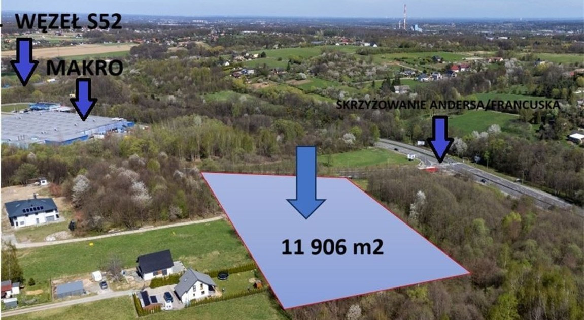 Działka na sprzedaż - Widok 2