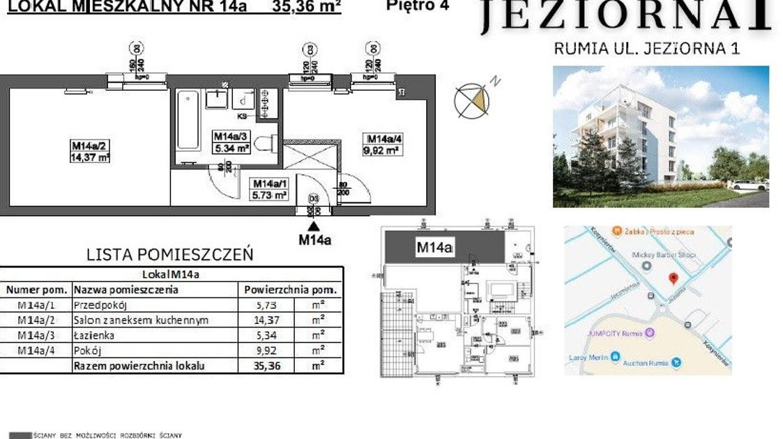 Mieszkanie – Rumia, Biała Rzeka - Widok 2
