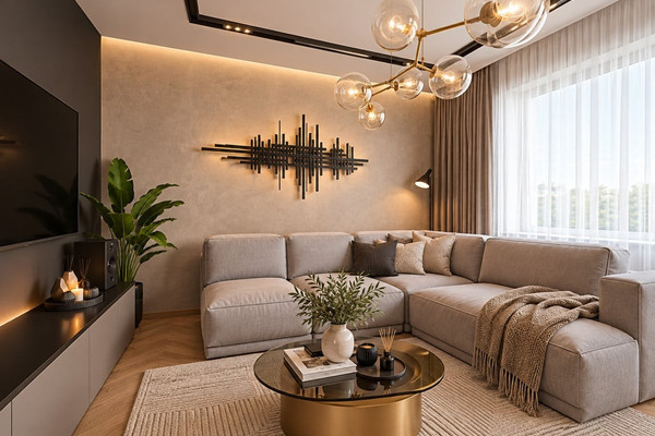Árasán 1 seomra, 55 m²