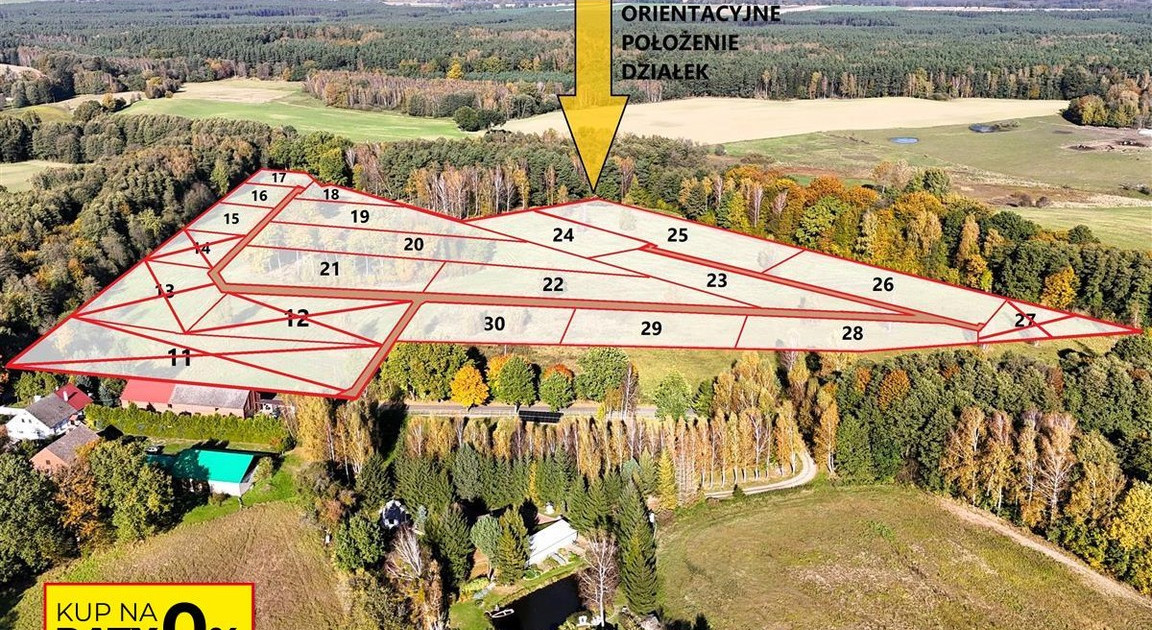 Działka na sprzedaż - Widok 2