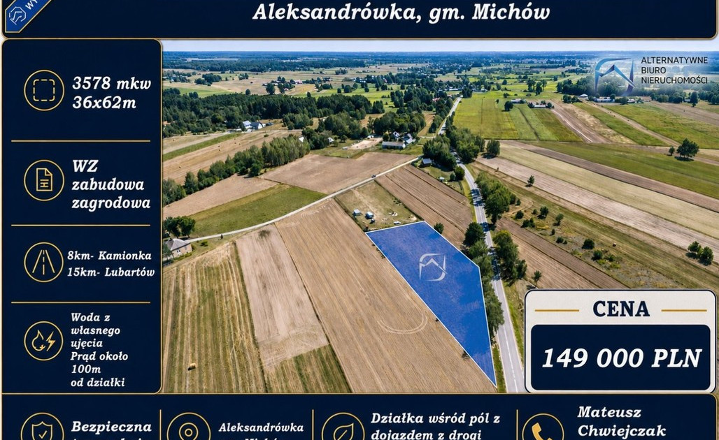 Działka na sprzedaż - Widok 2