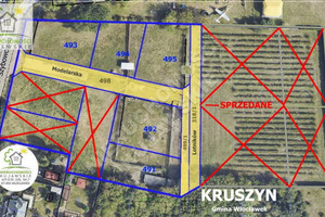 ATRAKCYJNE DZIAŁKI POD ZABUDOWĘ MIESZKANIOWĄ, KRUSZYN, GM.WŁOCŁAWEK