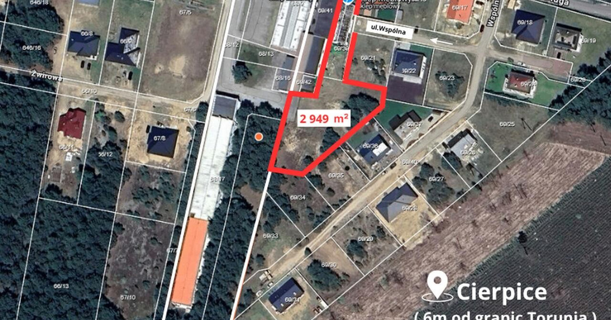 Działka na sprzedaż - Widok 2