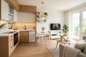 2 pokoje z balkonem w nowym apartamentowcu
