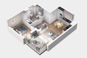 Kamionek | Loggia 8,5m2 | Metro Mińska