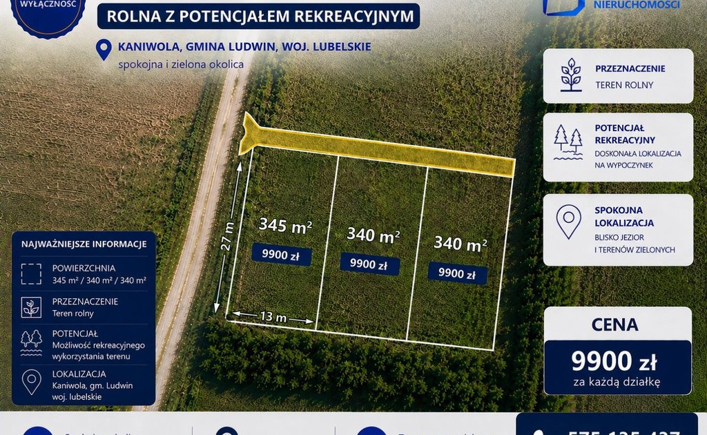 Działka na sprzedaż - Widok 2