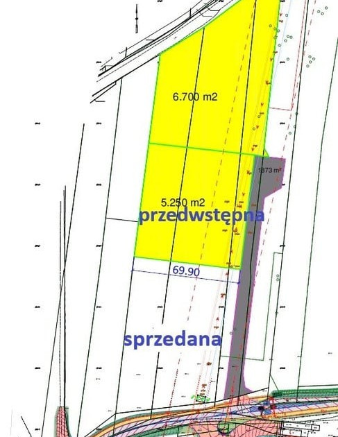 Działka na sprzedaż - Widok 2