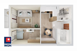 Mieszkanie na sprzedaż, 48 m², 2 pokoje Brodnica