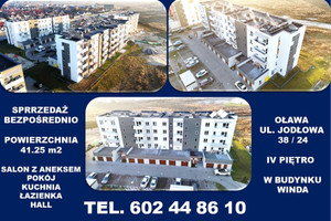 Oława 2 Pokoje--IV piętro-41.25m2-balkon-winda-SPRZEDAŻ BEZPOŚREDNIO