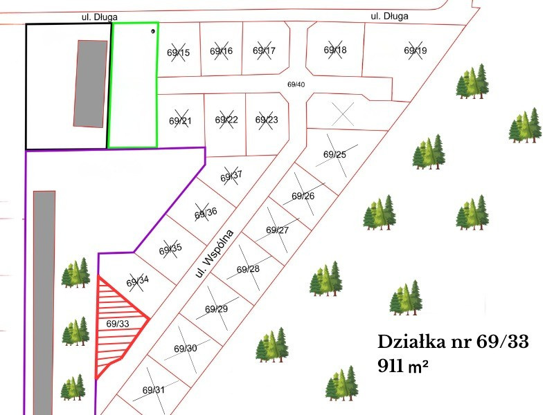 Działka na sprzedaż - Widok 2