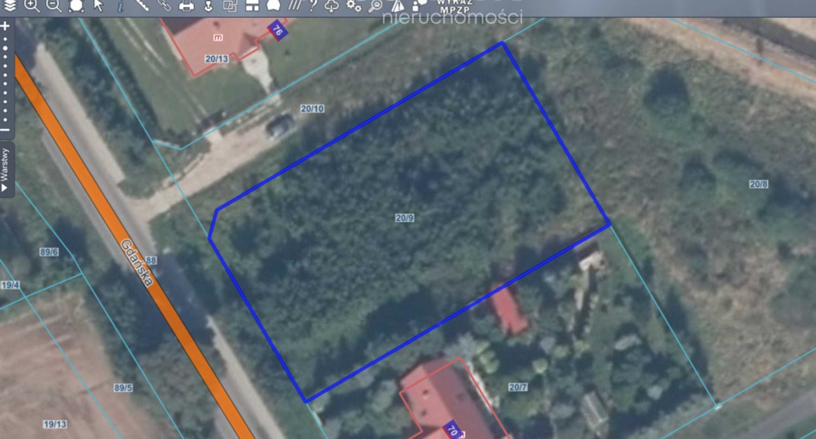 Działka na sprzedaż - Widok 2