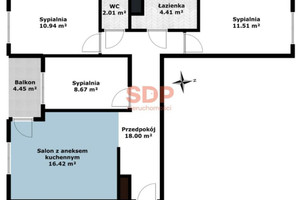 Ty decydujesz - 3 lub 4 pokoje na 68 mkw z balkonem na południu miasta