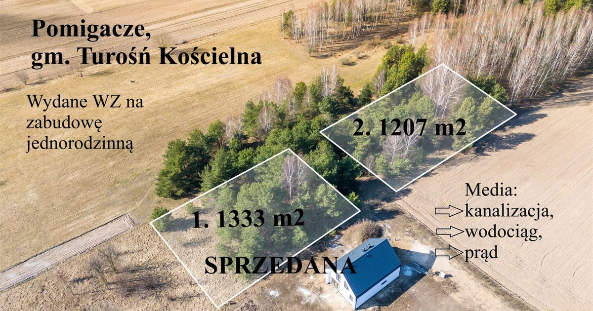Działka na sprzedaż - Widok 2