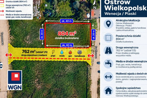 Działka na sprzedaż, 804 m², Ostrów Wielkopolski