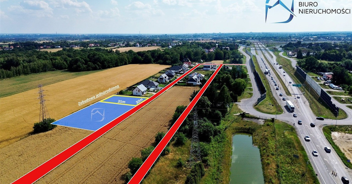 Działka na sprzedaż - Widok 2