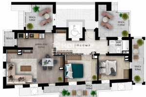 Mieszkanie na sprzedaż 155m2 Център, Широк Център-Запад/Centar, Shirok Centar-Zapad - zdjęcie 2