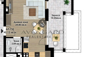 Mieszkanie na sprzedaż 52m2 Кючук Париж, Коматевски възел/Kiuchuk Parij, Komatevski vazel - zdjęcie 1