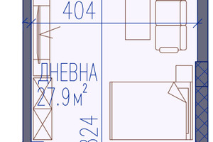 Mieszkanie na sprzedaż 49m2 Христо Смирненски/Hristo Smirnenski - zdjęcie 2