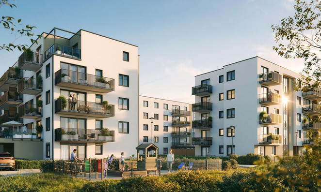 Morizon WP ogłoszenia | Mieszkanie w inwestycji Słoneczne Miasteczko, Kraków, 59 m² | 5960