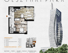 Mieszkanie w inwestycji Olszynki Park, Rzeszów, 70 m²