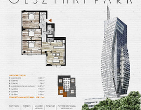 Mieszkanie w inwestycji Olszynki Park, Rzeszów, 115 m²