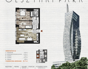 Mieszkanie w inwestycji Olszynki Park, Rzeszów, 60 m²