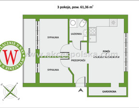 Mieszkanie na sprzedaż, Warszawa Ochota, 61 m²