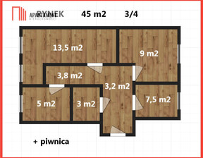 Mieszkanie na sprzedaż, Wrocław Stare Miasto, 45 m²