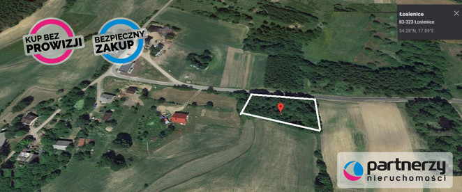 Morizon WP ogłoszenia | Działka na sprzedaż, Łosienice, 2100 m² | 5435