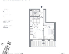 Mieszkanie na sprzedaż, Gdynia Śródmieście, 56 m²