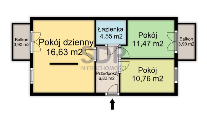 Morizon WP ogłoszenia | Mieszkanie na sprzedaż, Wrocław Krzyki, 60 m² | 5931