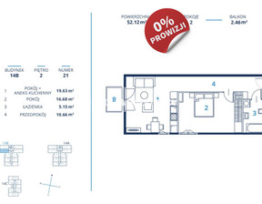 Mieszkanie na sprzedaż, Kraków Os. Ruczaj, 52 m²