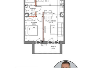 Mieszkanie na sprzedaż, Kraków Zabłocie, 43 m²