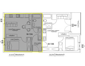 Mieszkanie na sprzedaż, Ostrołęka Pomian, 31 m²