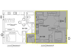 Mieszkanie na sprzedaż, Ostrołęka Pomian, 33 m²