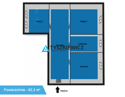Morizon WP ogłoszenia | Mieszkanie na sprzedaż, Starogard Gdański, 62 m² | 3349