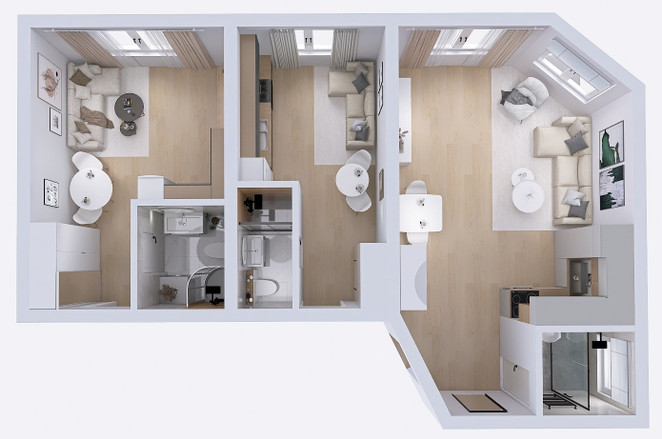 Morizon WP ogłoszenia | Mieszkanie na sprzedaż, Łódź Górna, 60 m² | 0017