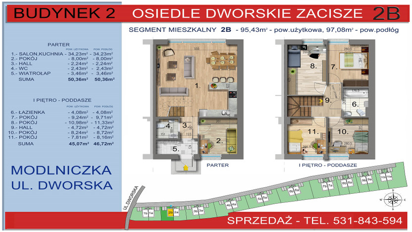 Dom w inwestycji Osiedle Dworskie Zacisze, Modlniczka, 95 m² | Morizon.pl | 3745