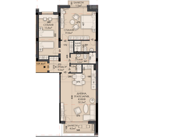 Morizon WP ogłoszenia | Mieszkanie na sprzedaż, 128 m² | 7704