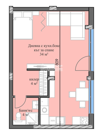 Morizon WP ogłoszenia | Mieszkanie na sprzedaż, 56 m² | 9600